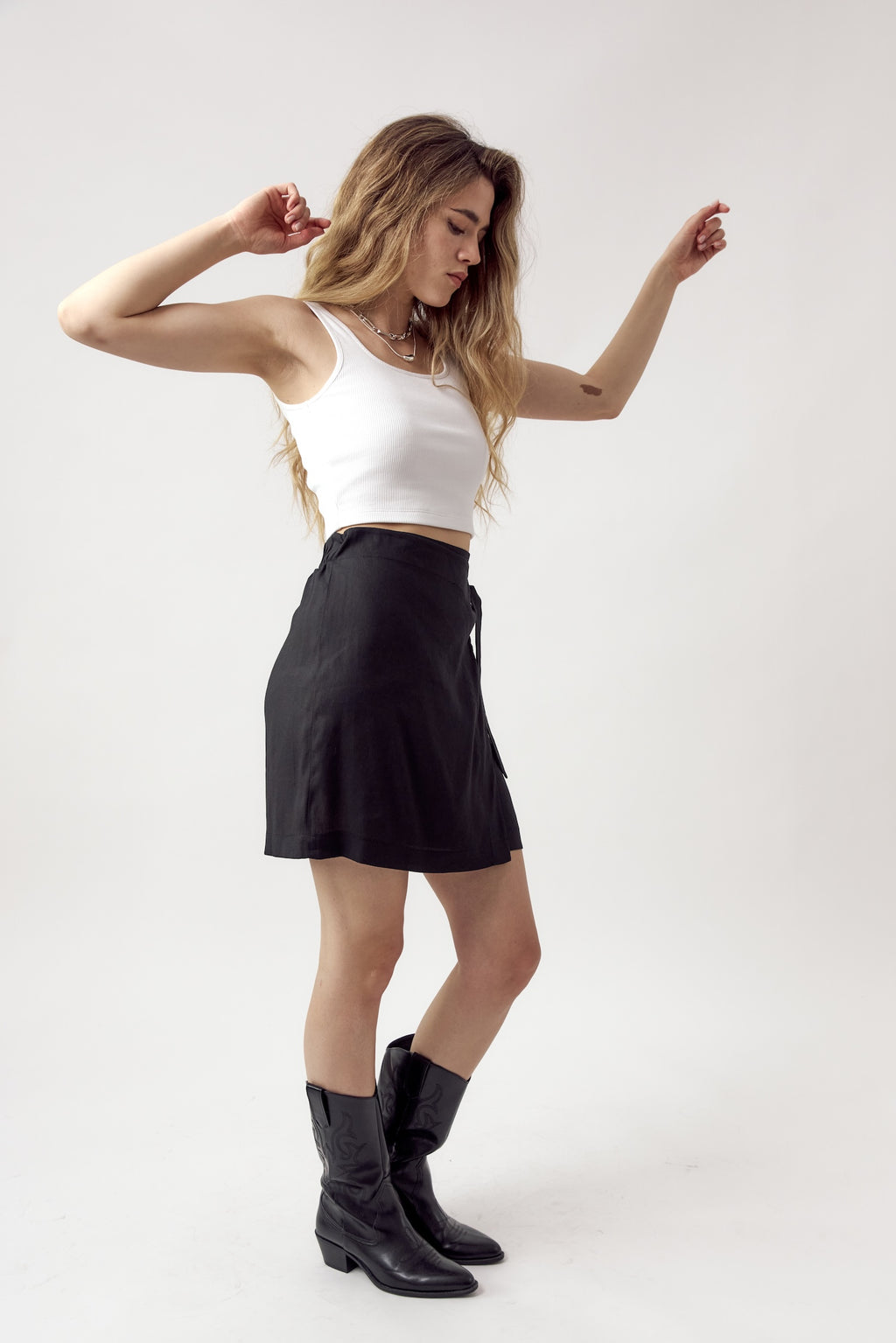 Stella Wrap Skirt Black
