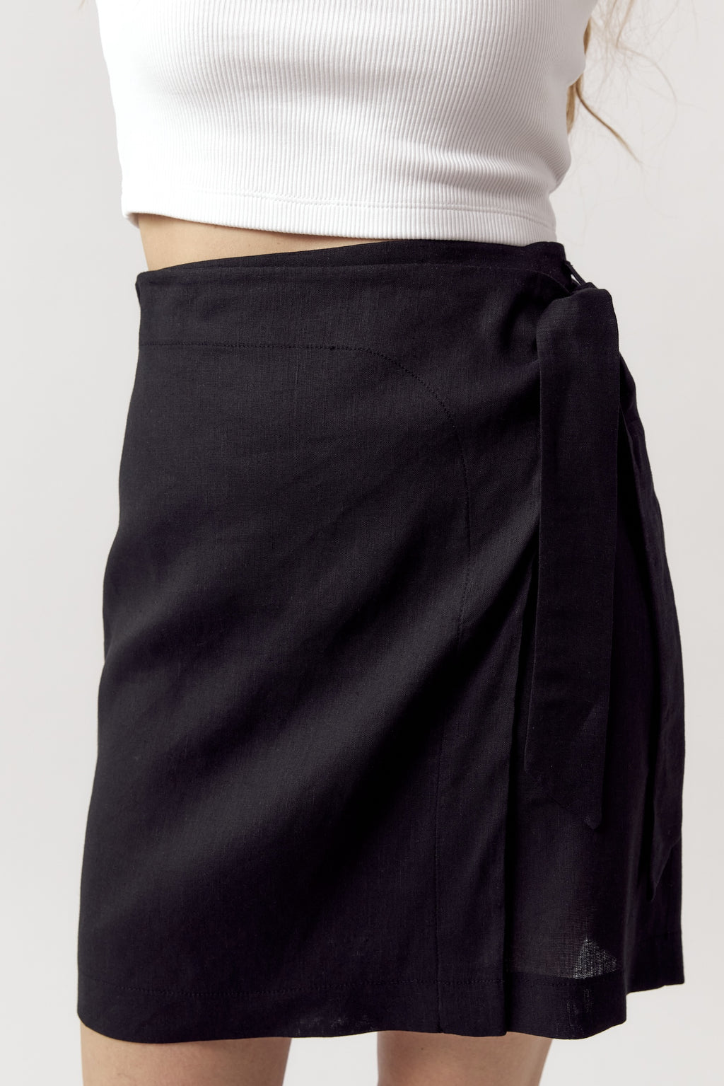 Stella Wrap Skirt Black