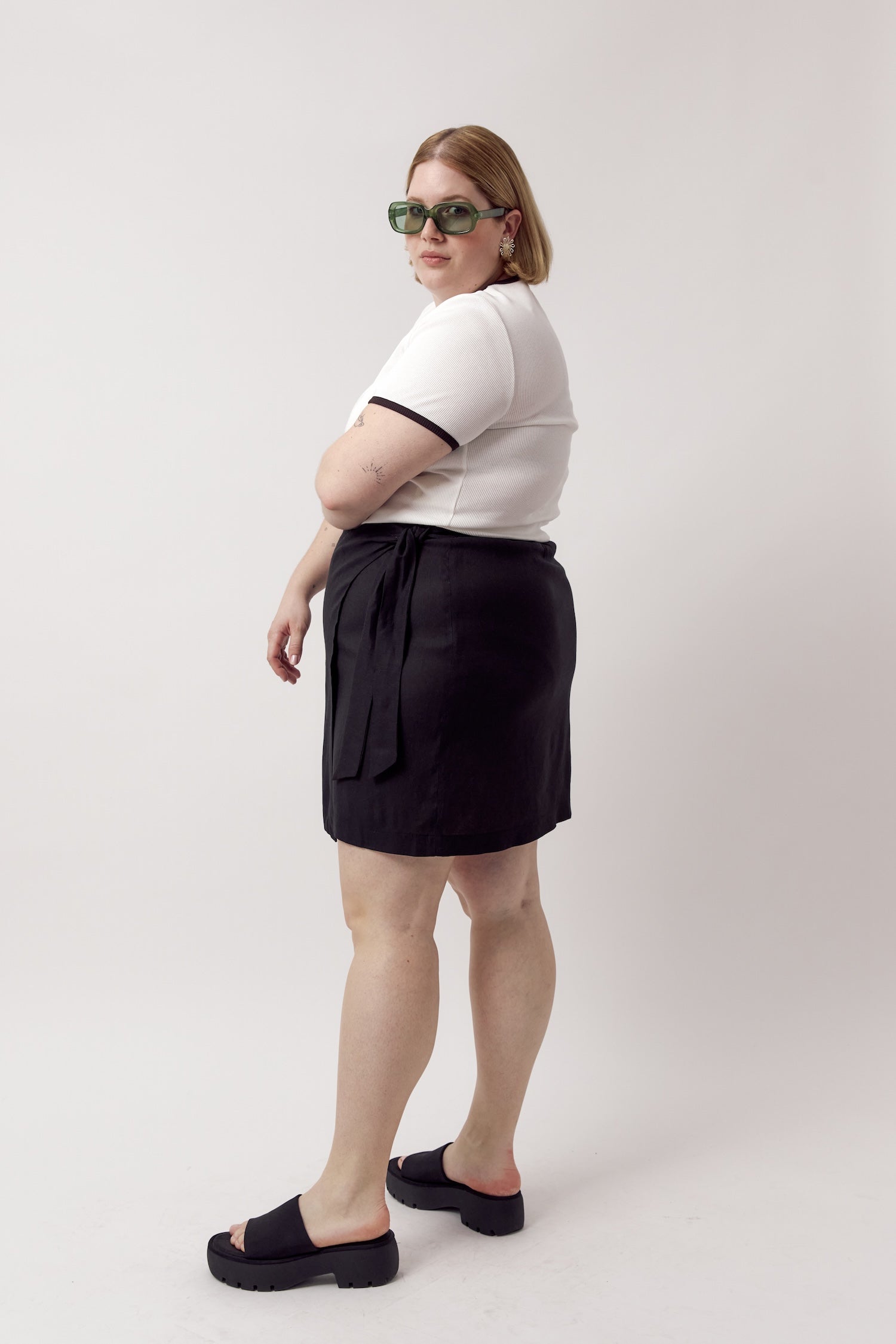 Stella Wrap Skirt Black