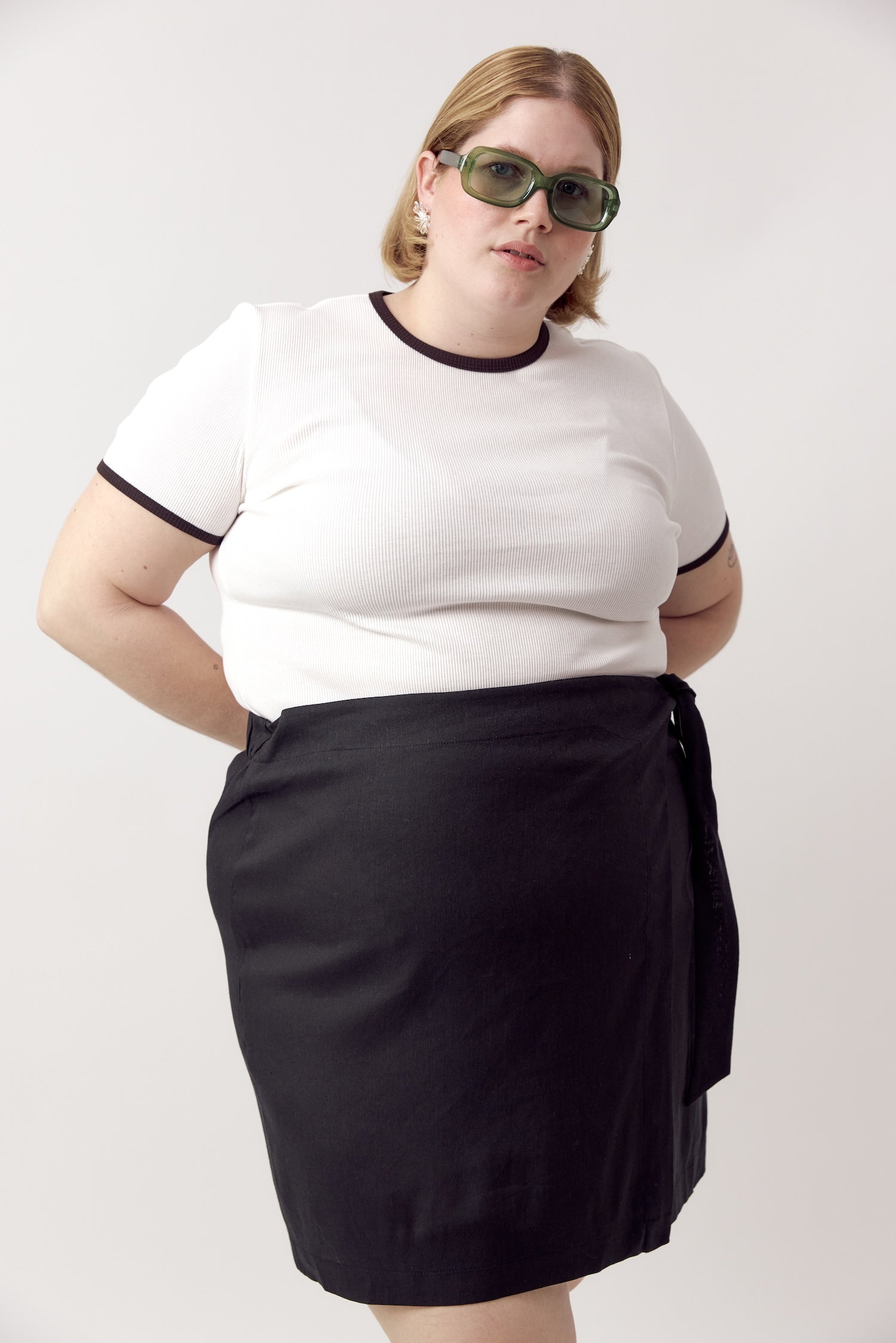 Stella Wrap Skirt Black