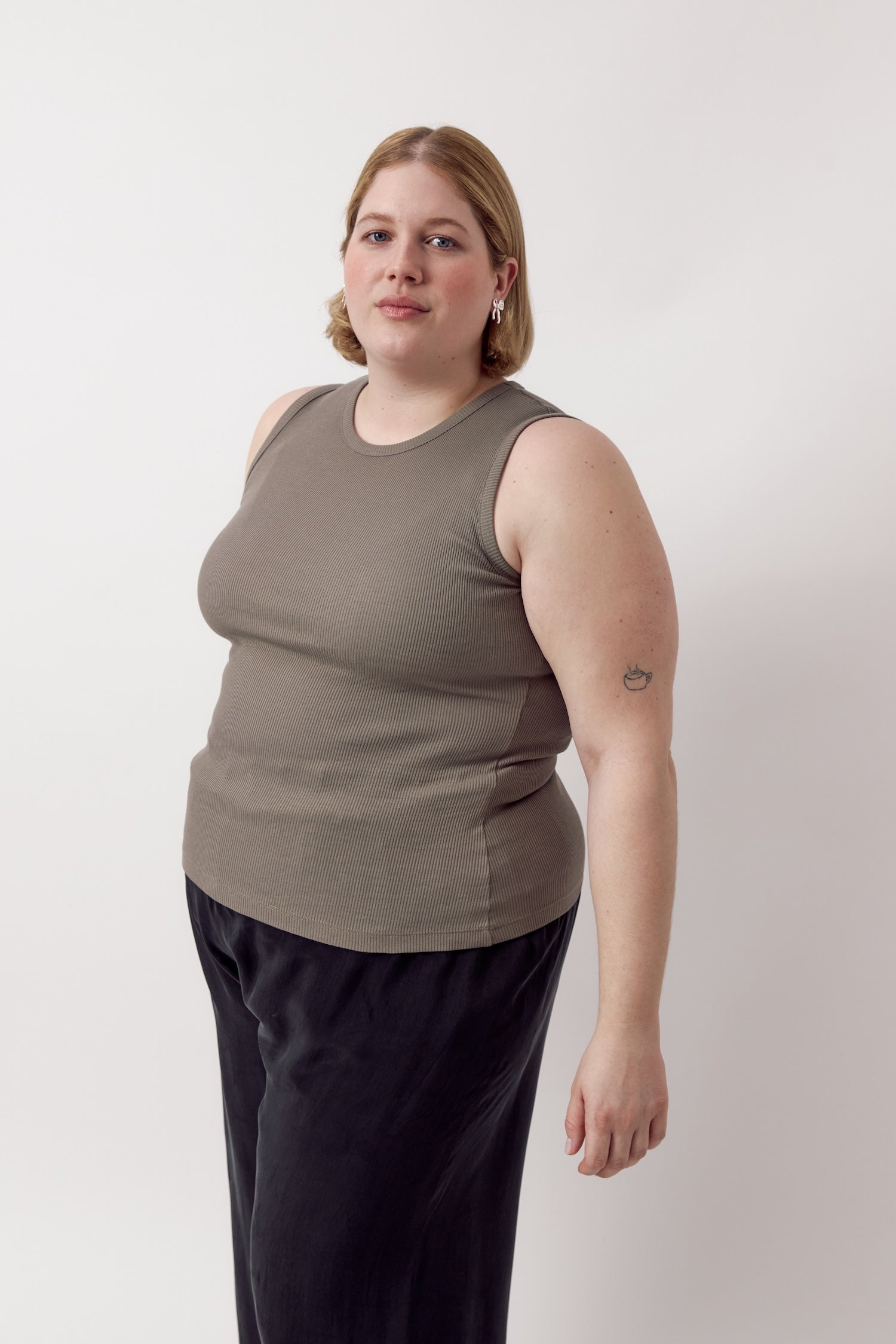 Alex Tank Top Smokey Olive
