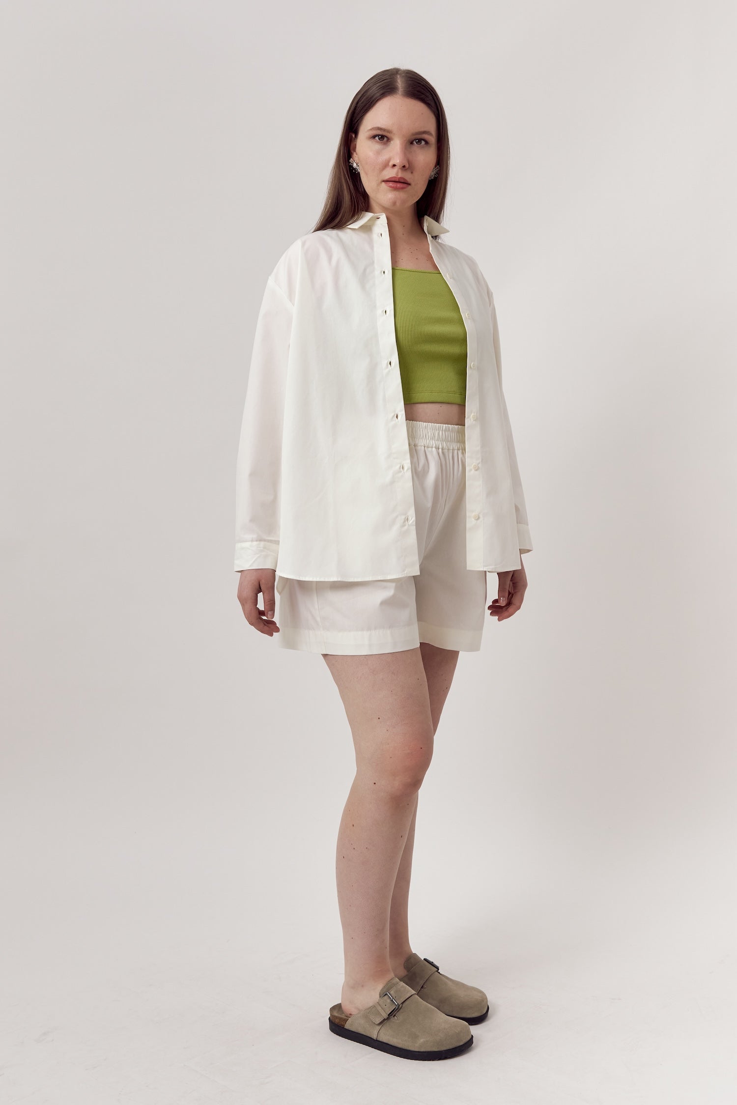 Jane Organic Cotton Shirt Eggshell