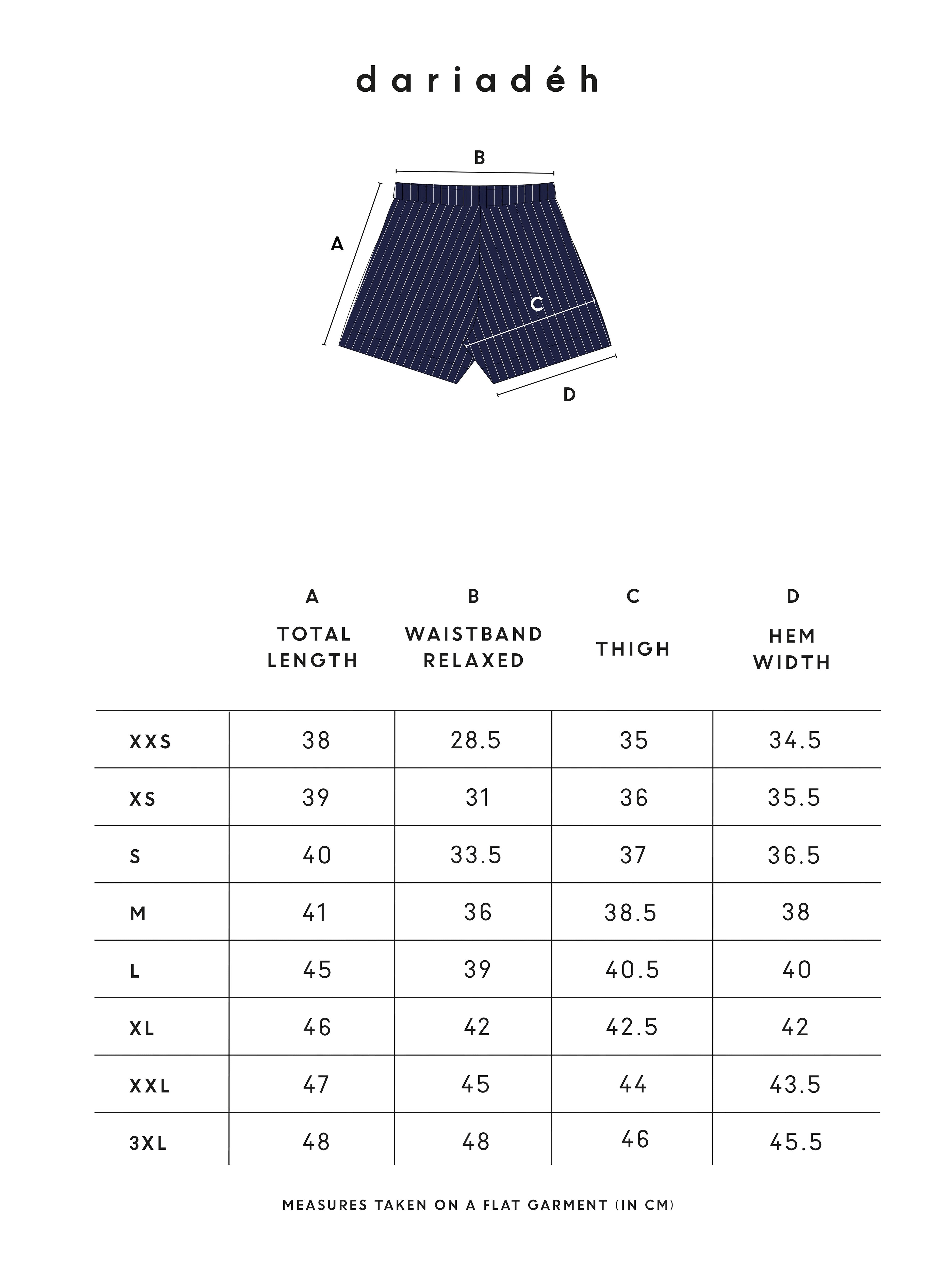 Sirka Shorts Pinstripe Navy