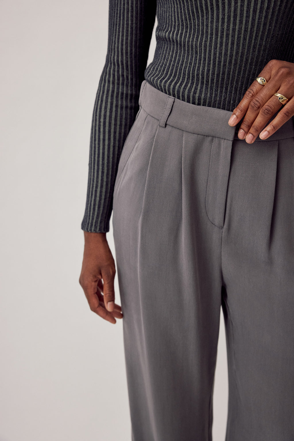 Harry Pants Cupro Granit