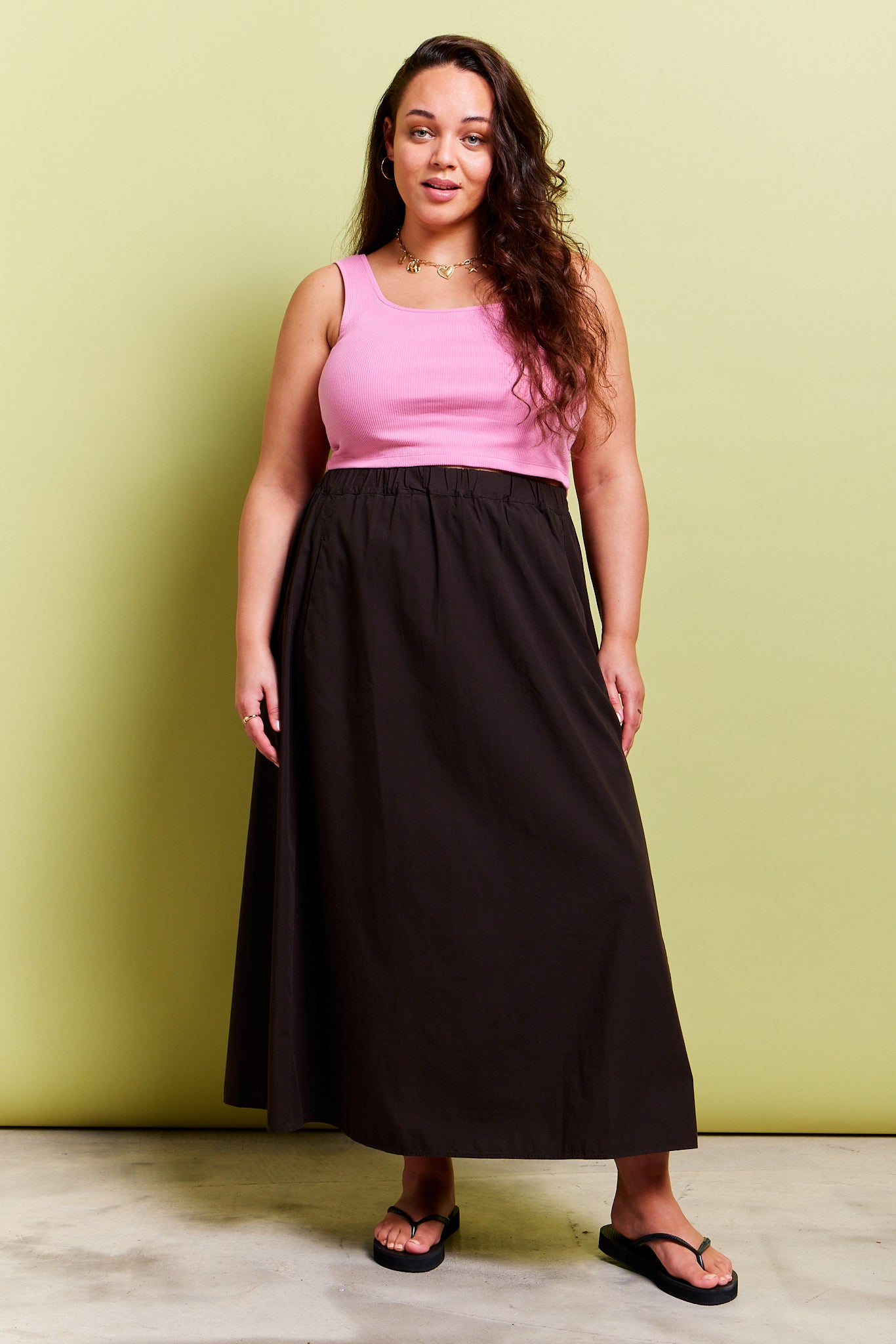 Vici Crop Top Rose
