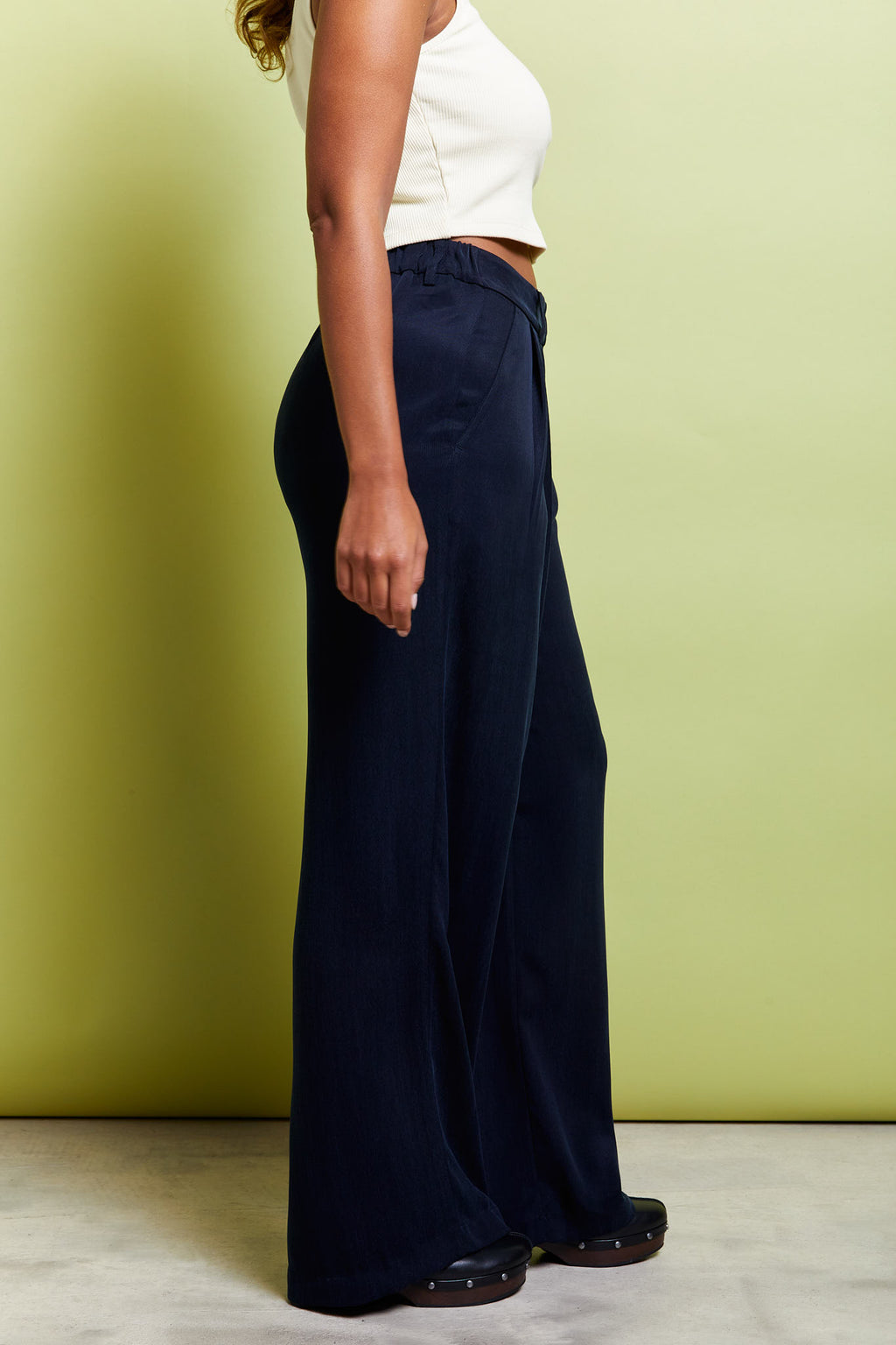 Harry Pants Cupro Dark Navy