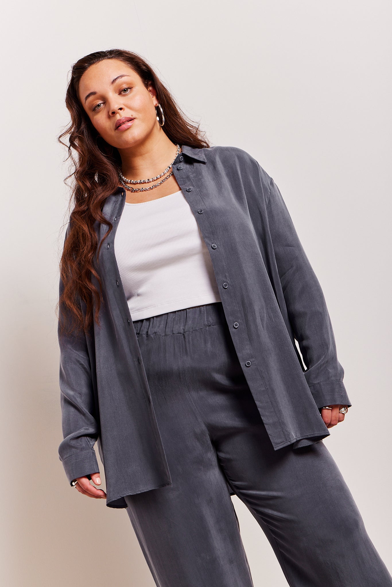 Jamila Shirt Steel