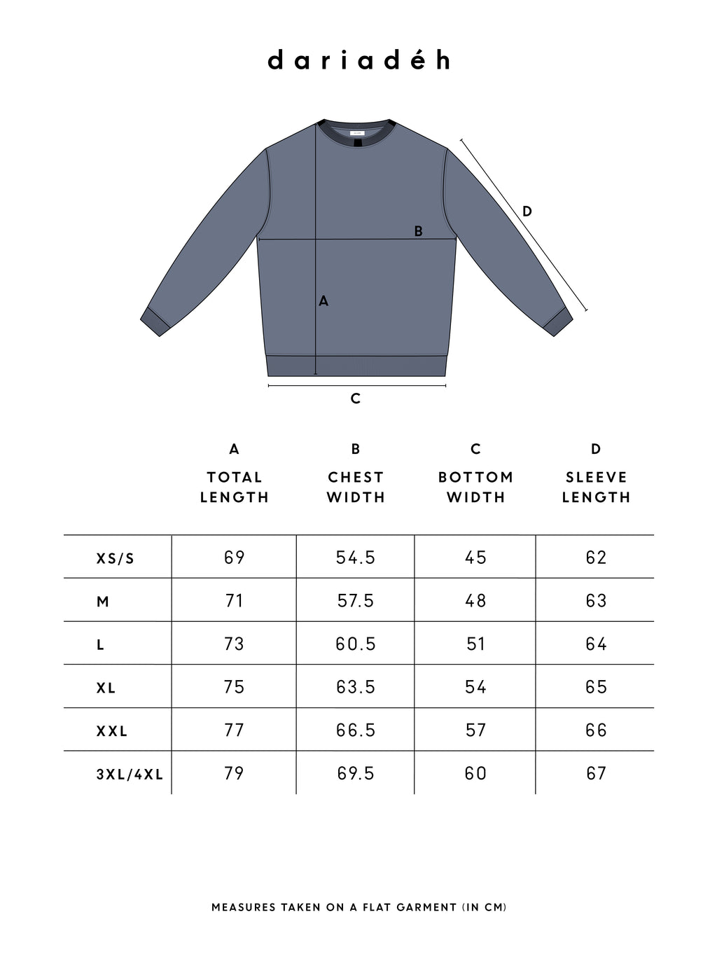 Chris Organic Cotton Sweatshirt Slate Blue